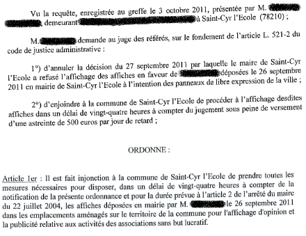 2011-10-05-saint-cyr-ordonnance-censure-affichage-libre